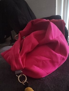 Stylish Hot Pink Women's Shoulder Bag